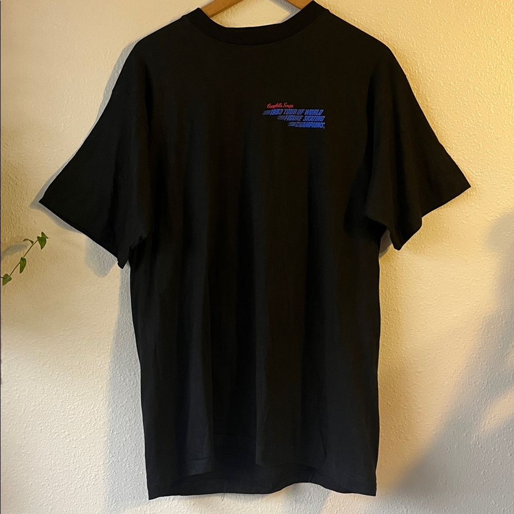 Vintage 90's Tour of World Figure Skating Champions Campbell's Soup Shirt - Picture 3 of 6